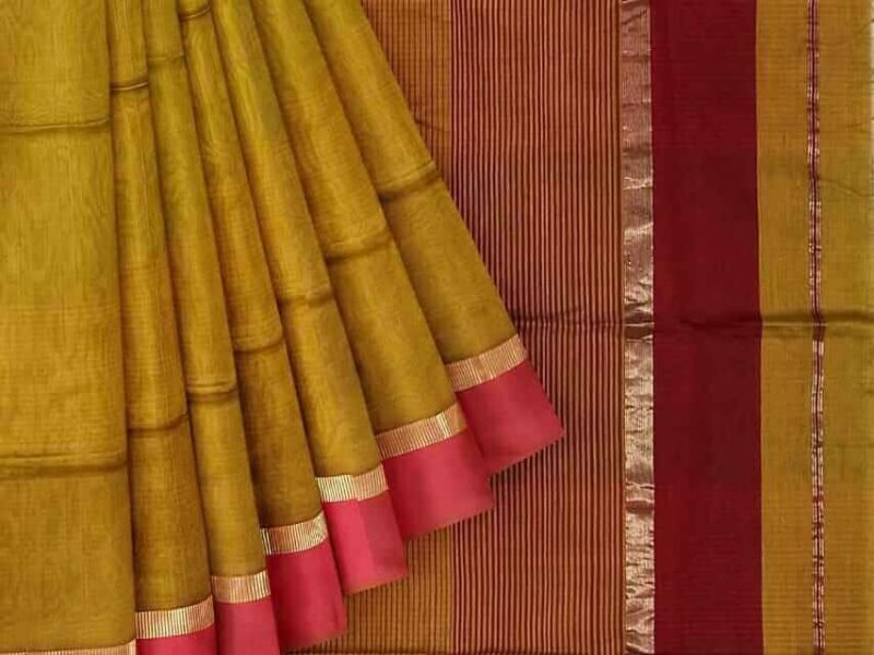 best cotton silk maheshwari handloom saree