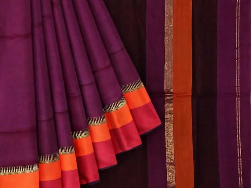 beatiful maheshwari malti colurs broder saree