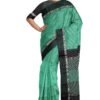 black broder beatiful cotton silk saree