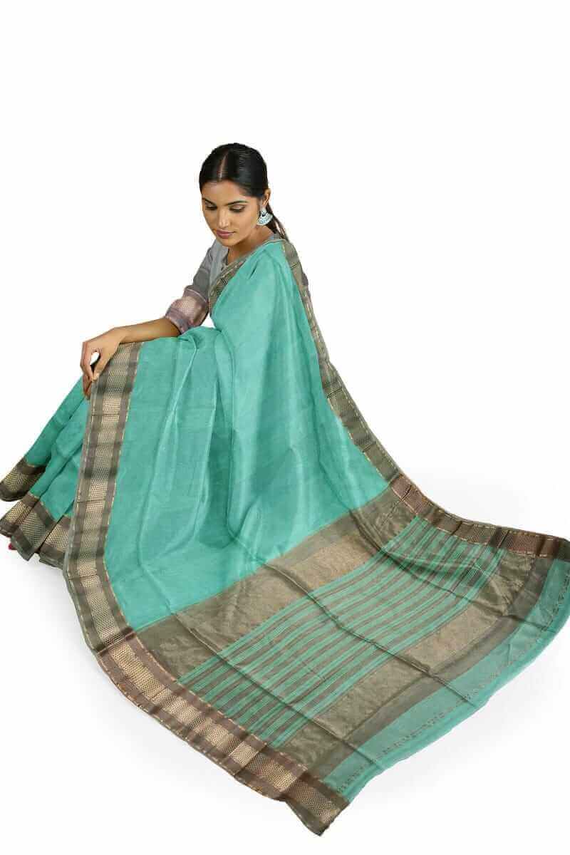 silk by cotton beatiful maheshwari saree