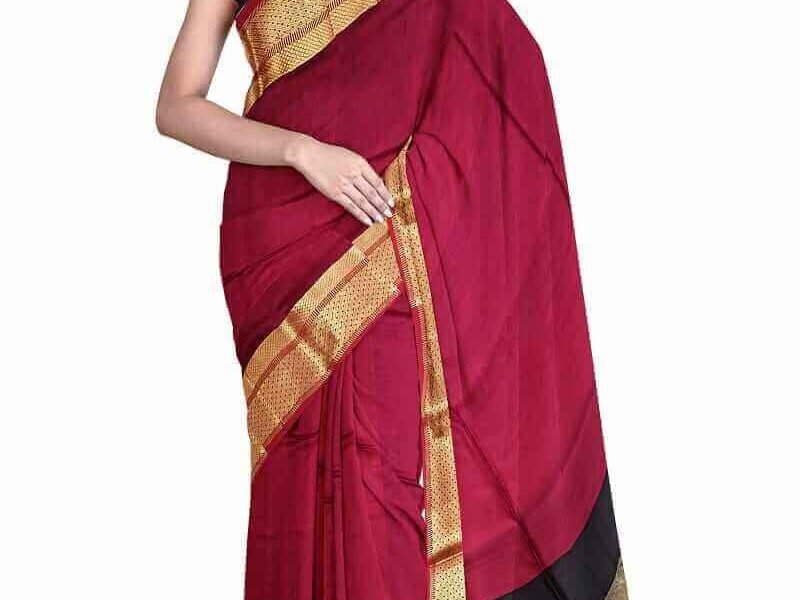 best handwoven rani colurs saree