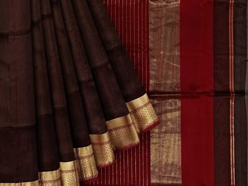 coco handwoven party wear saree