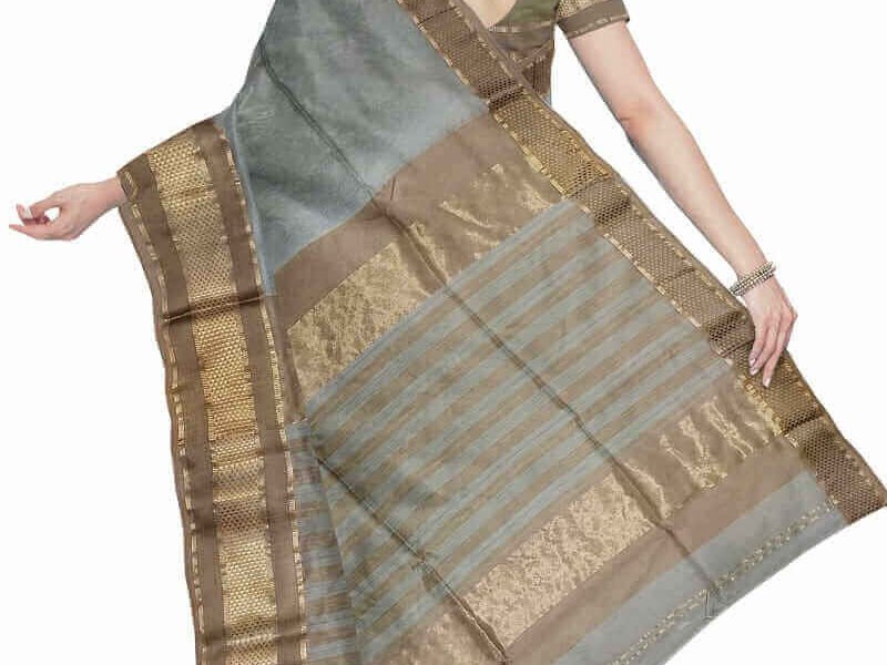 beatiful cotton silk handloom saree