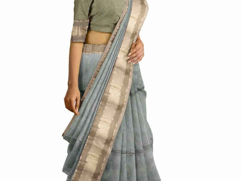 beatiful cotton silk handloom saree