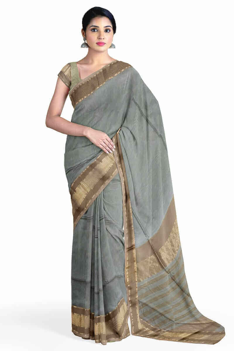 beatiful cotton silk handloom saree