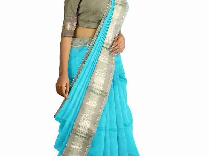cotton silk handwoven maheshwari saree