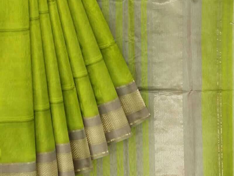 beatiful maheshwari handloom cotton silk saree