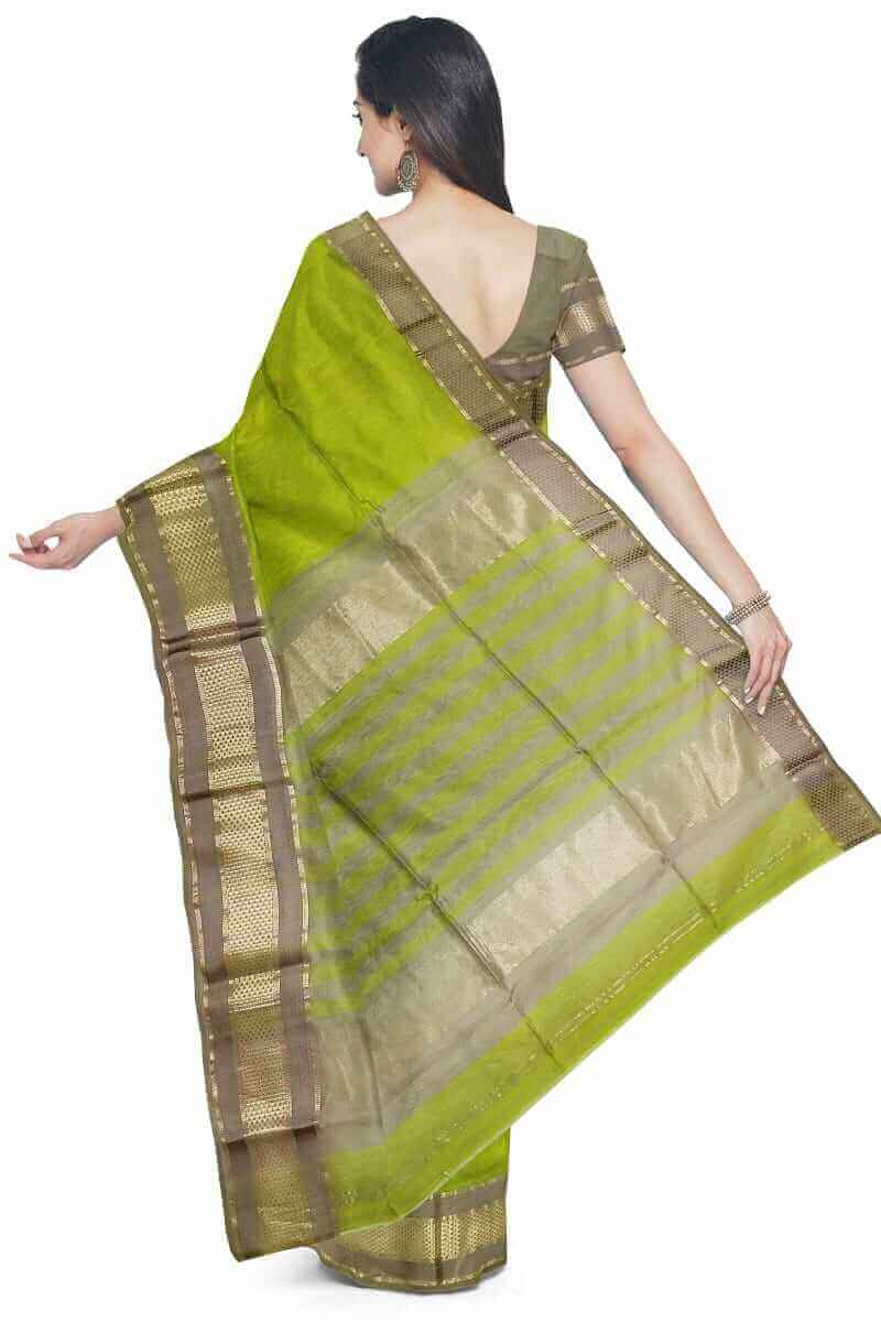 beatiful maheshwari handloom cotton silk saree